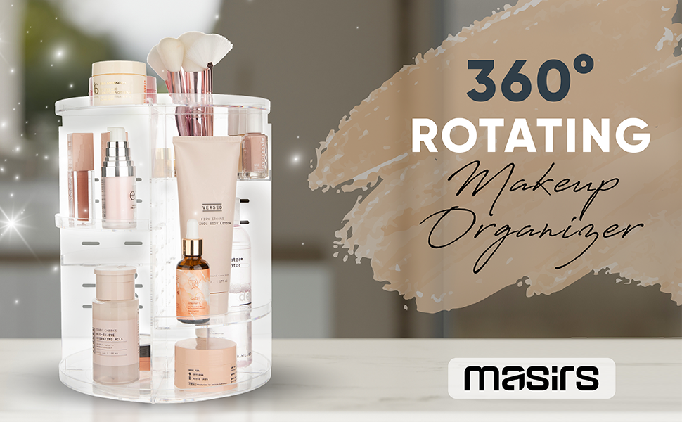 makeup spinning organizer