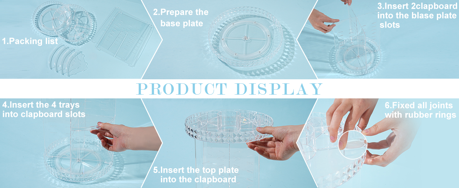 Clear Makeup Organizer