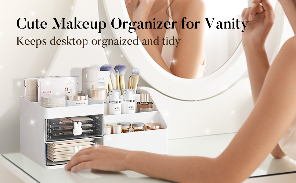 makeup organizer for desk