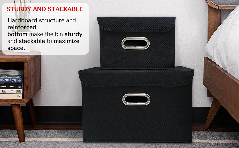 Collapsible Basket with Lids