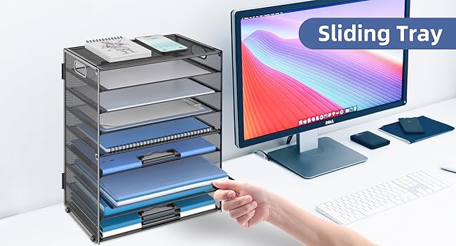 desk organizer with handle