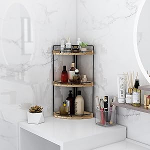 Bathroom organizer countertop