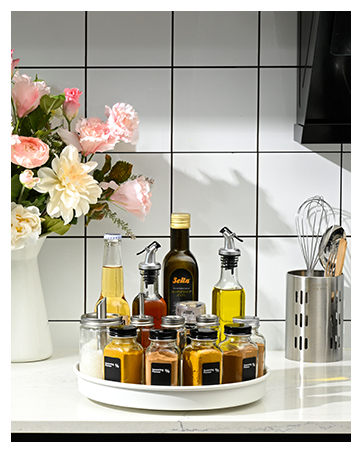 Metal Lazy Susan Organizer