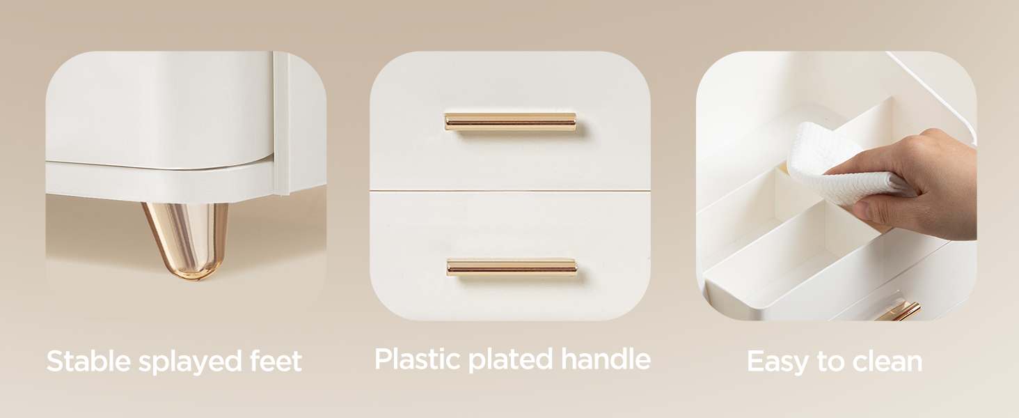 Various compartments 