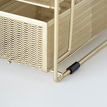 gold mesh rubber stand