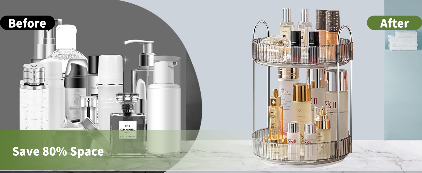 Rotating Makeup Organizer