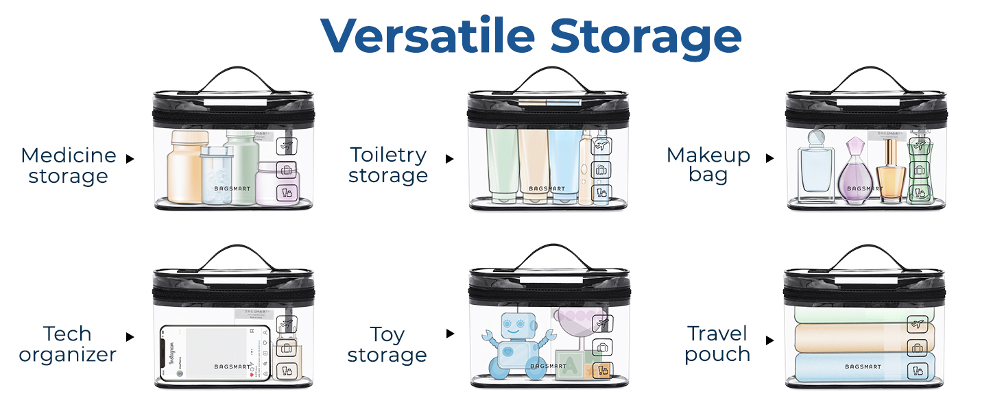 clear toiletry bag