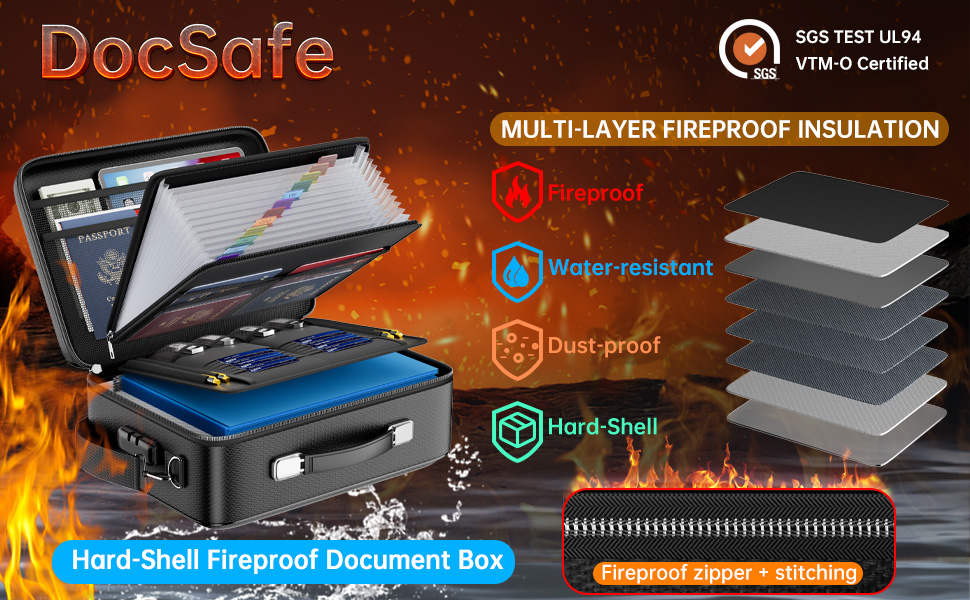 fireproof document box