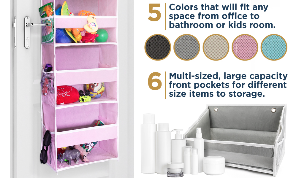 organizers makeup stuff pocket simple houseware doorwall mount clothing dorm room wall cabinet toy