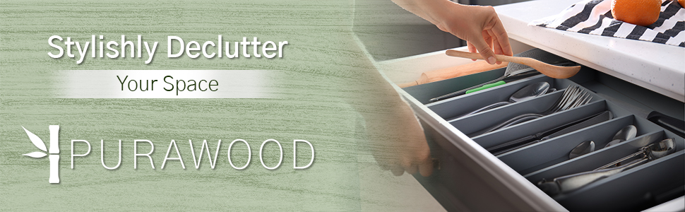 wooden drawer organizer bamboo drawer organizer kitchen bamboo flatware organizer bamboo silverware 