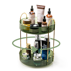 rotating makeup organizer