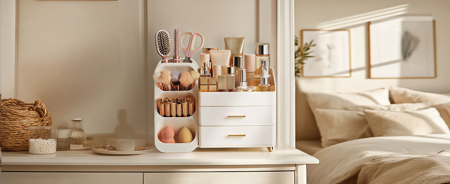 makup organizer for bedroom