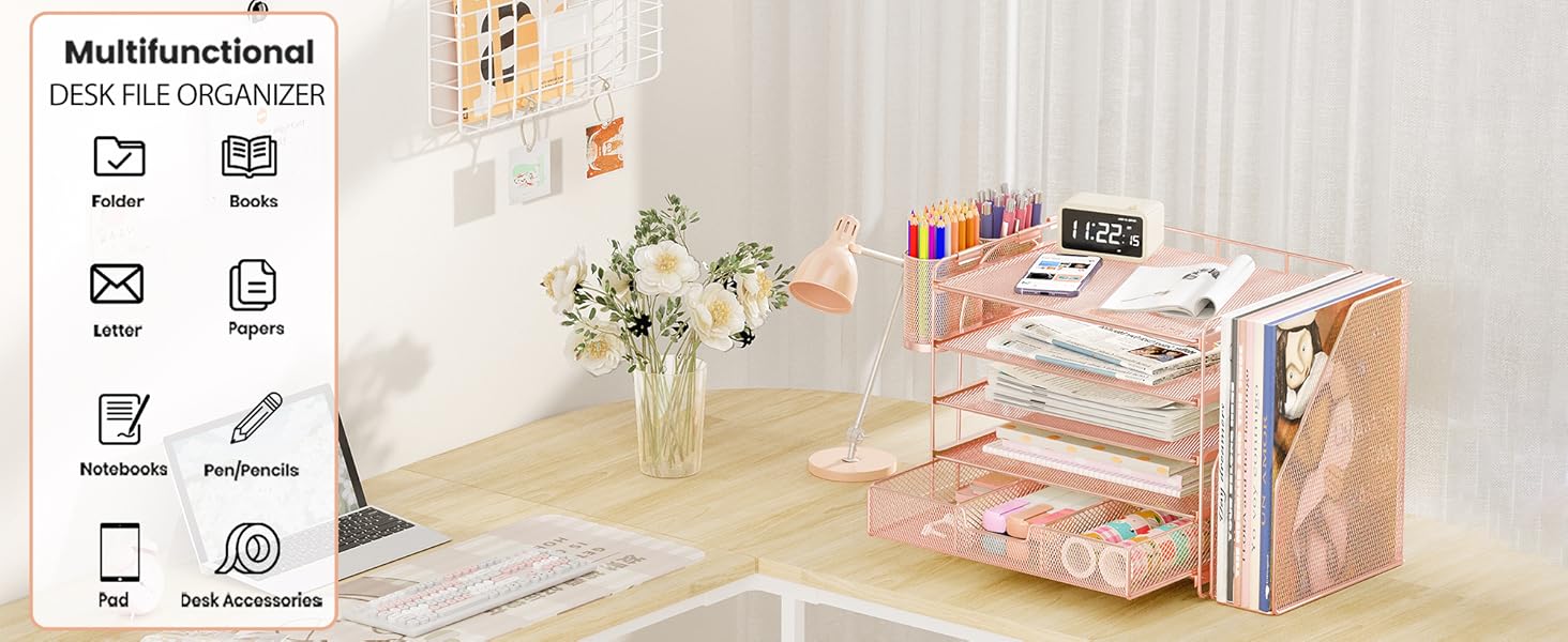 desk organizers and accessories office supplies desktop file paper organizer workspace organization