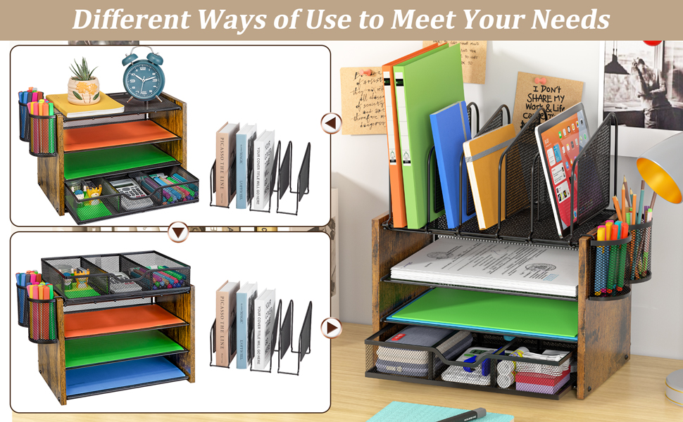 mesh desk organizer