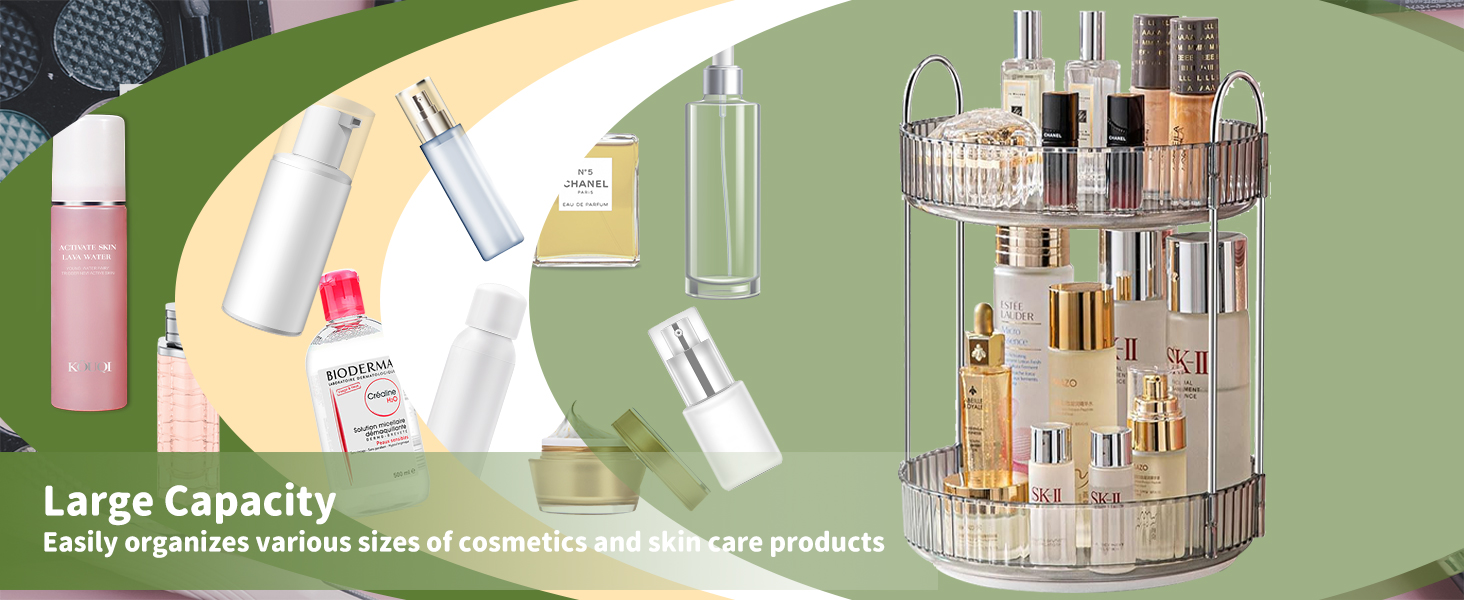 Rotating Makeup Organizer