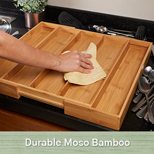 wooden drawer organizer bamboo drawer organizer kitchen bamboo flatware organizer bamboo silverware 