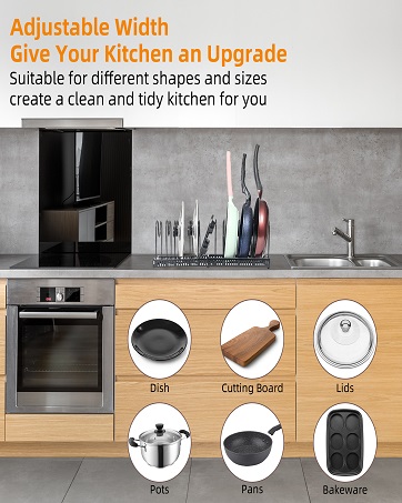 pot and pan organizer 