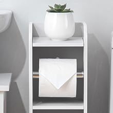 toilet paper holder with storage