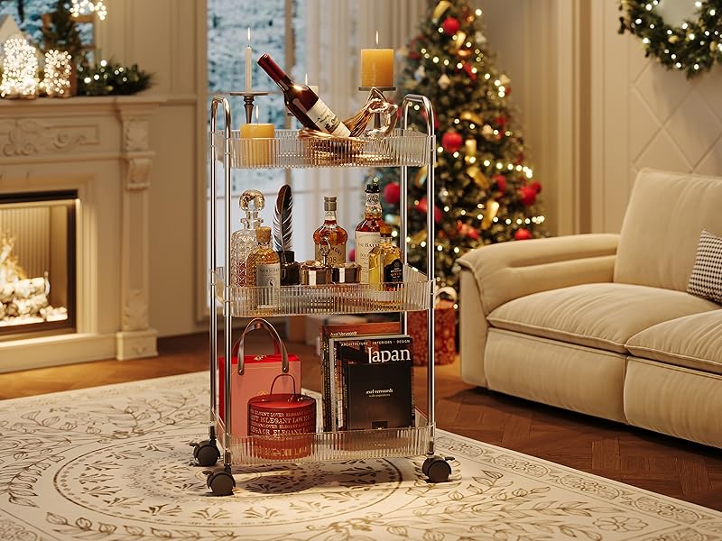 snack cart craft cart rolling storage cart