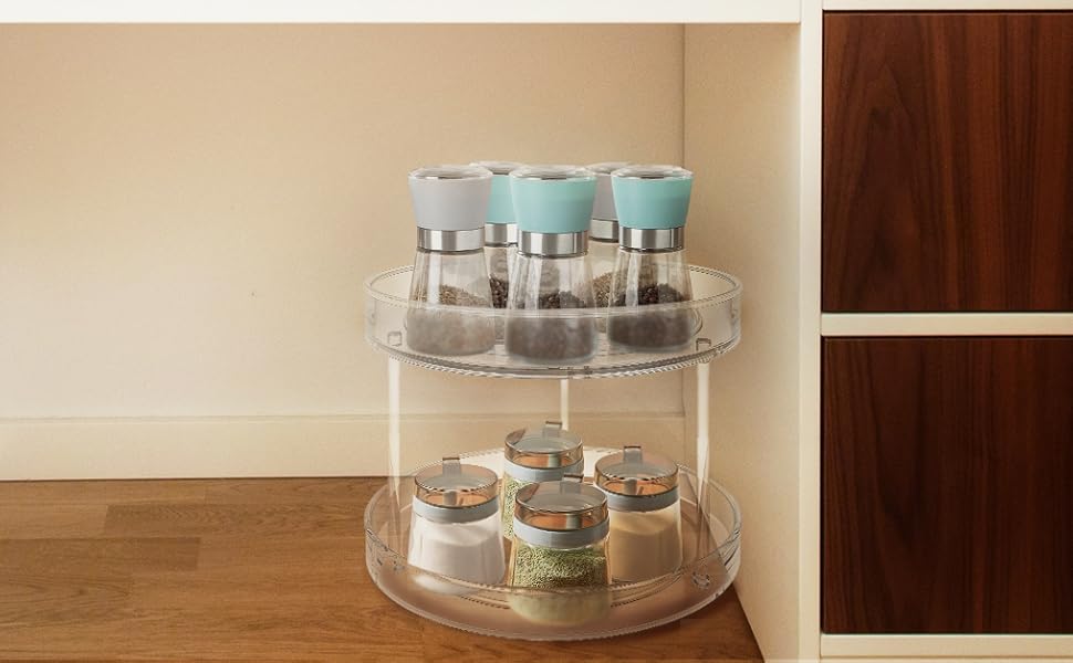 lazy susan cabinet organizer