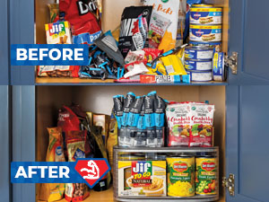 pantry snack organization