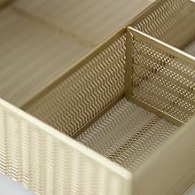 gold mesh deep compartment