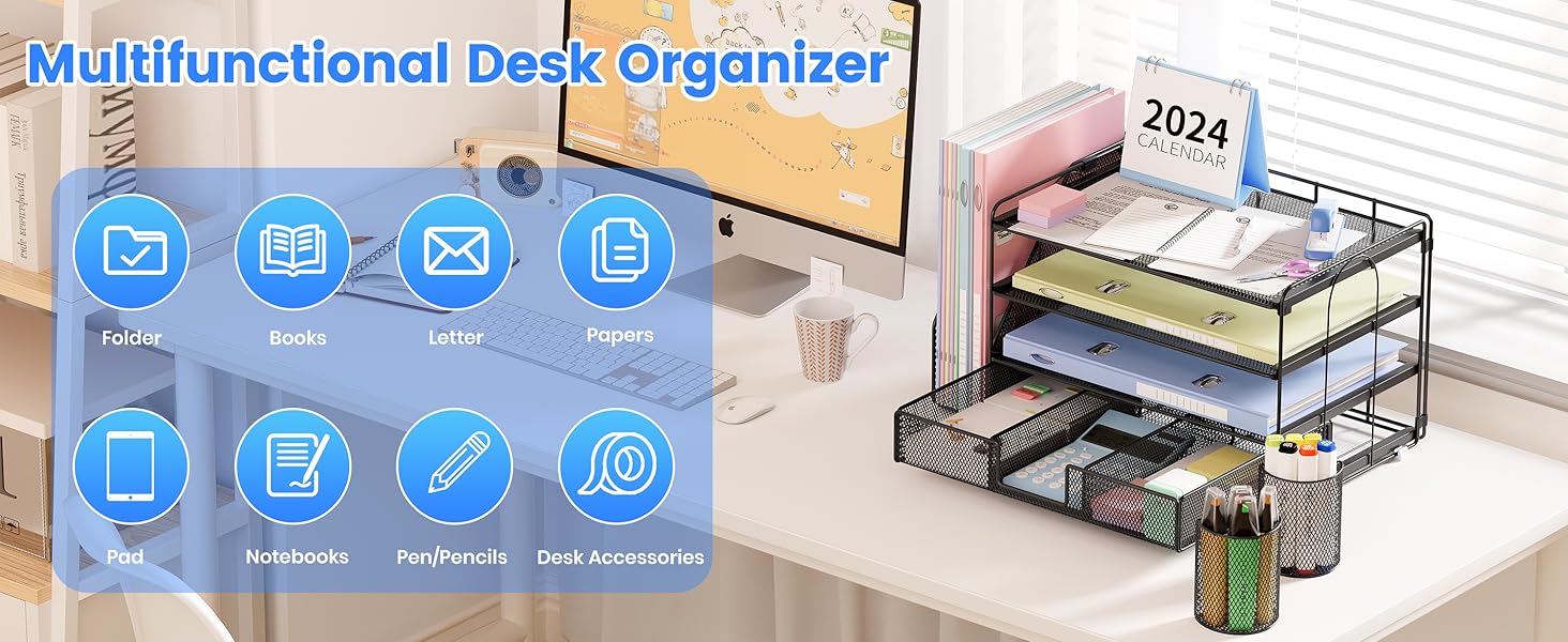 desk organizers and accessories office supplies desktop file paper organizer workspace organization