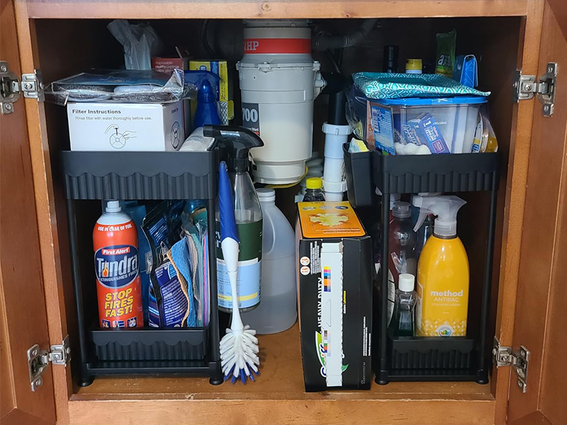 under sink organizer