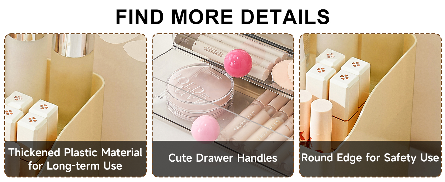 make up organizers for vanity