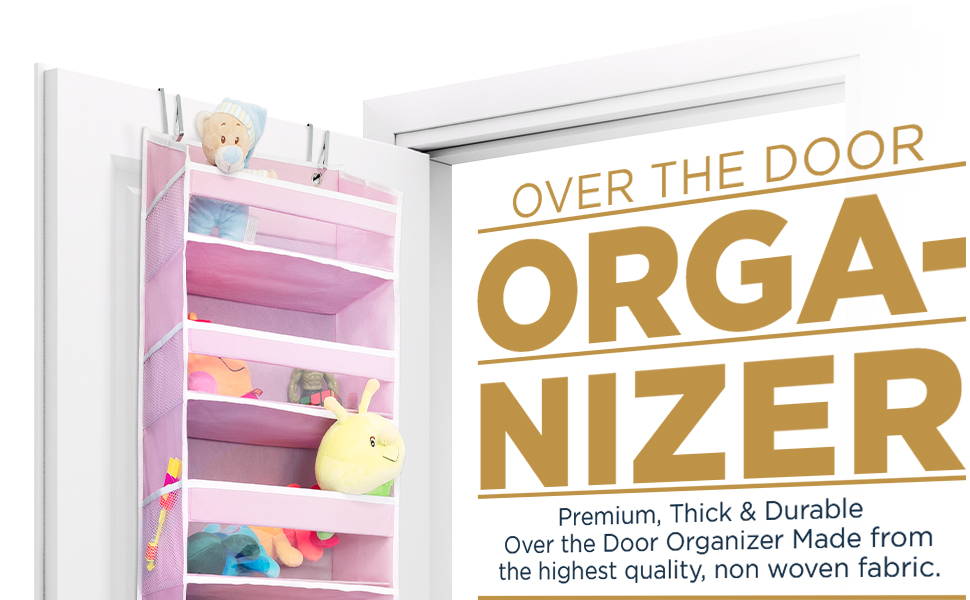 door organizer bedroom baby nursery hanging diaper back bathroom storage kids closet clothes pack