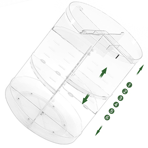 Rotating Makeup Organizer