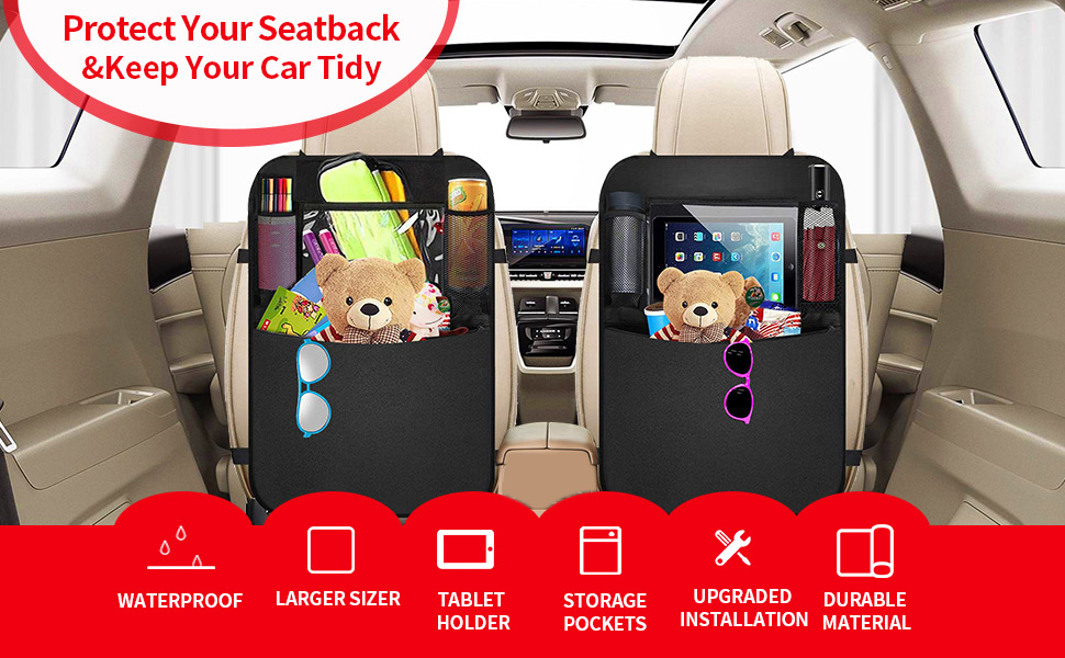 kick mats back seat protector