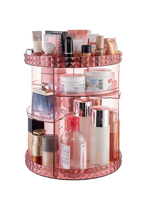 Pink Makeup Organizer