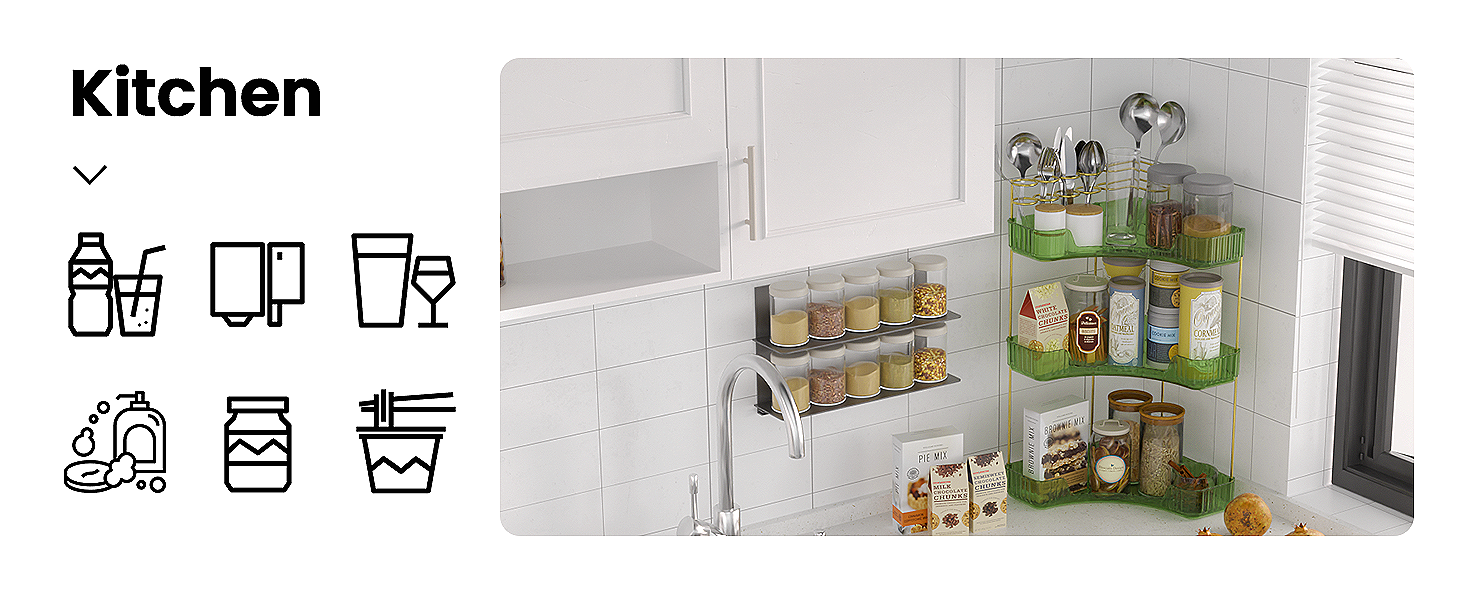 Corner Bathroom Organizer Countertop