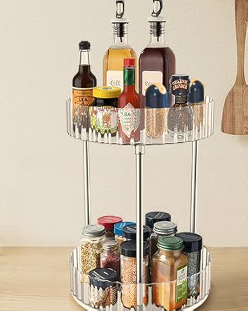 360 rotating makeup organizer