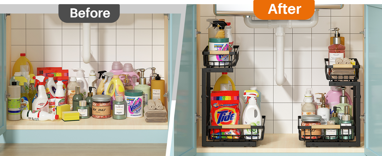 under sink organizer