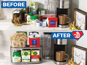 coffee bar storage