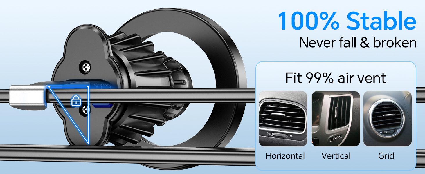 magnetic phone mount for car vent