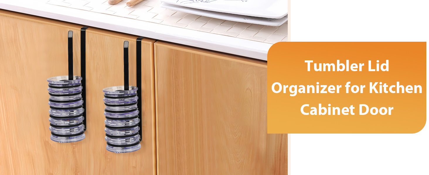 kitchen cabinet door organizer cabinet door lid organizer cupboard door organizer stanley cup lid