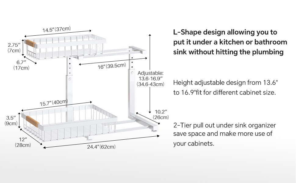 under sink organizer