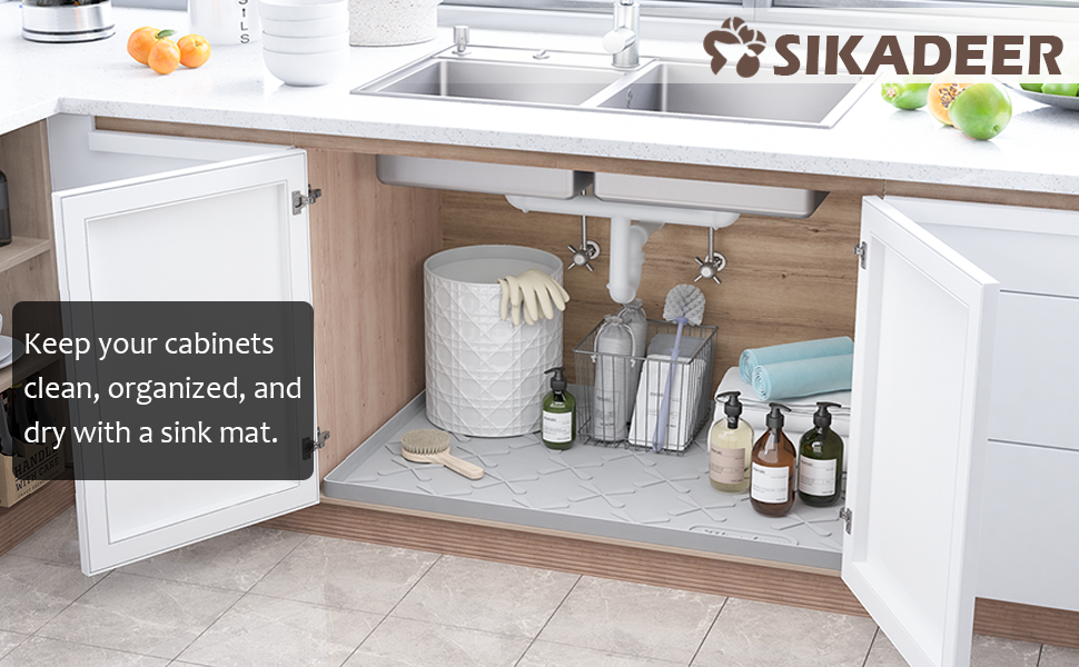 Sikadeer under sink mat