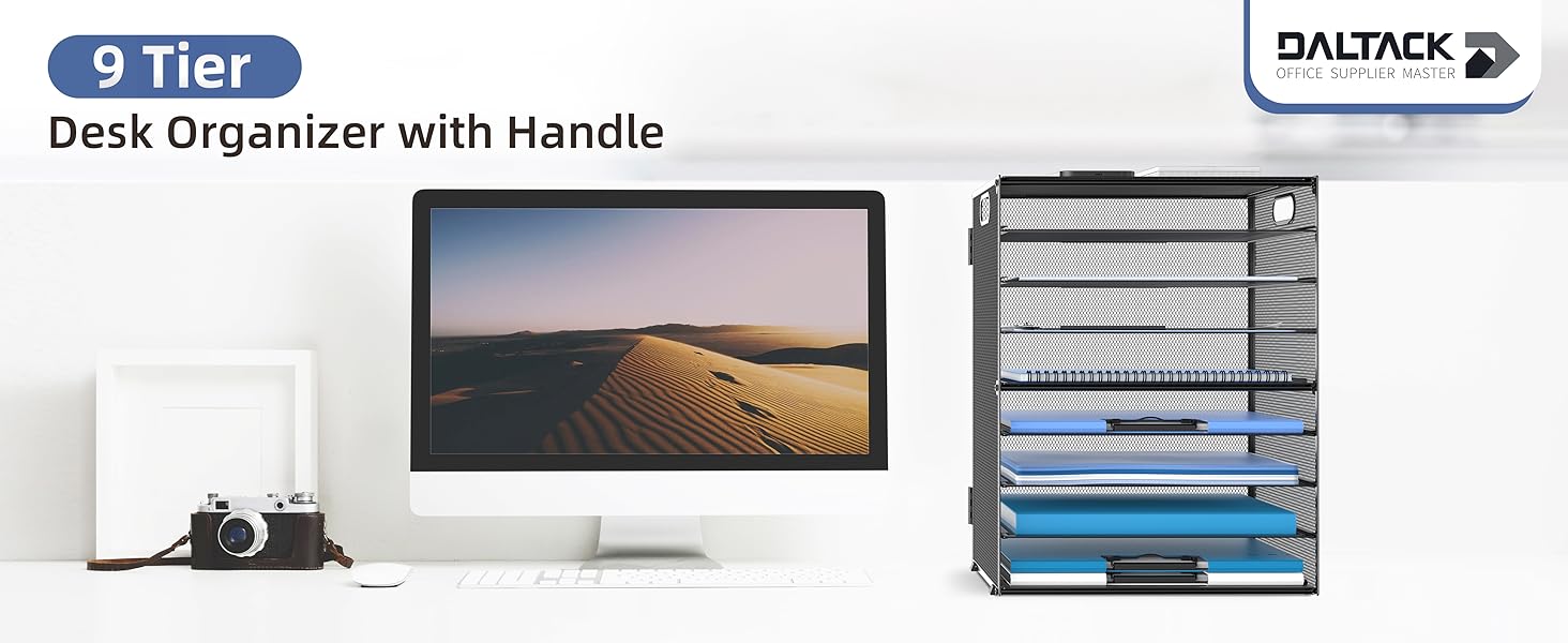 desk organizer with handle
