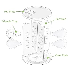 Rotating Makeup Organizer