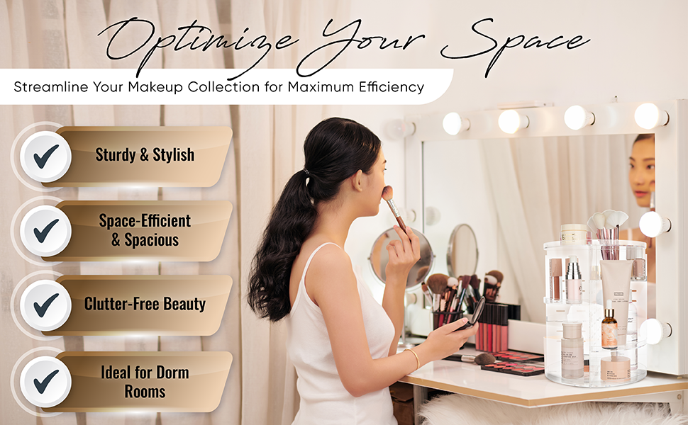 skincare organizers rotating