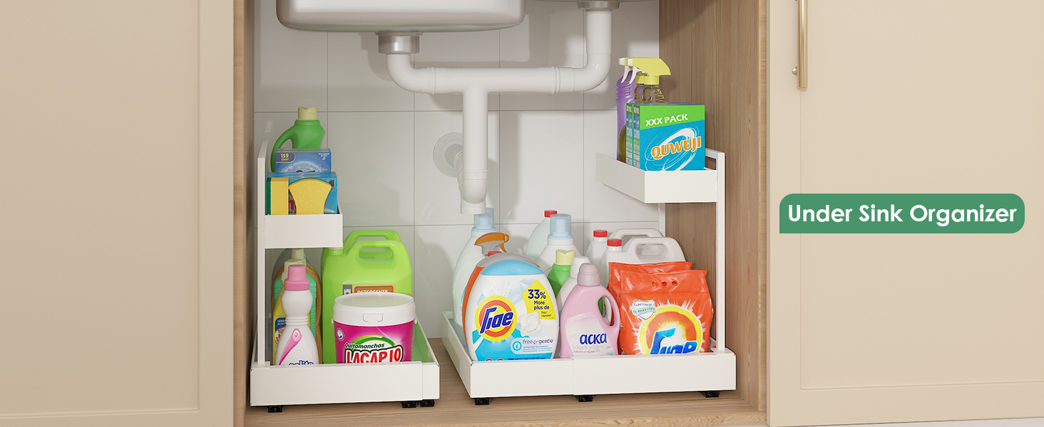 under sink organizer and storage
