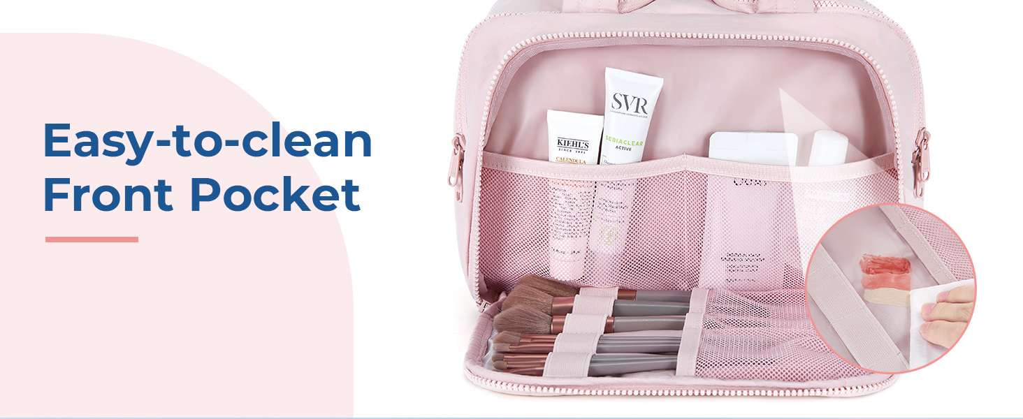  easy to clean toiletry bag
