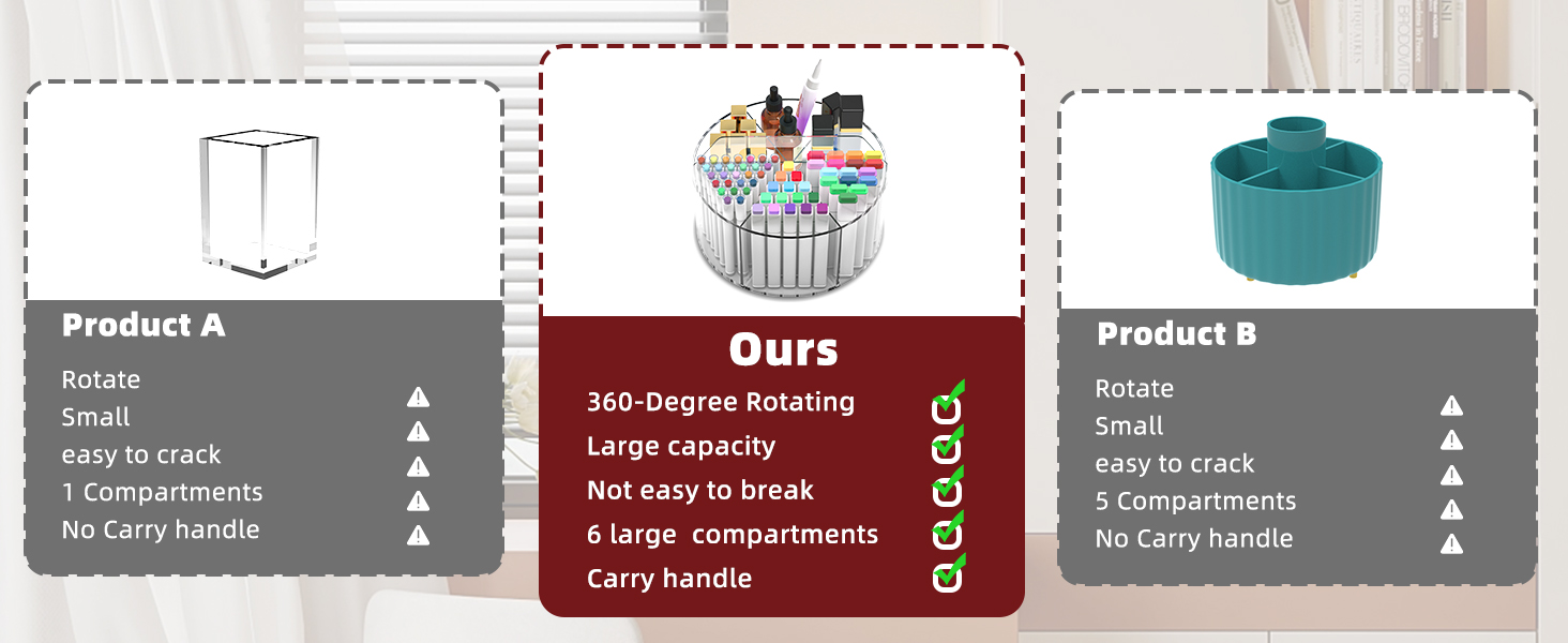 acrylic organizers