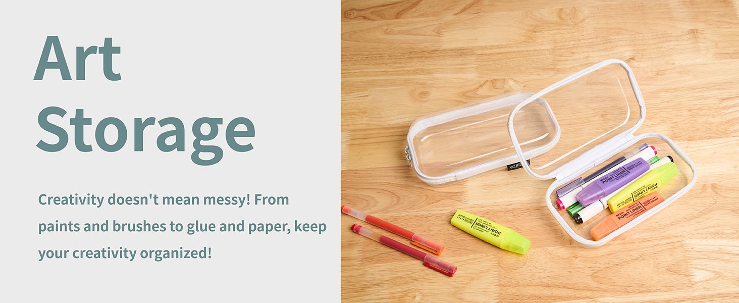 bliss bins zippered pouch hard