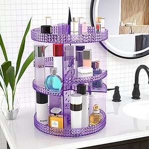 rotating makeup organzier