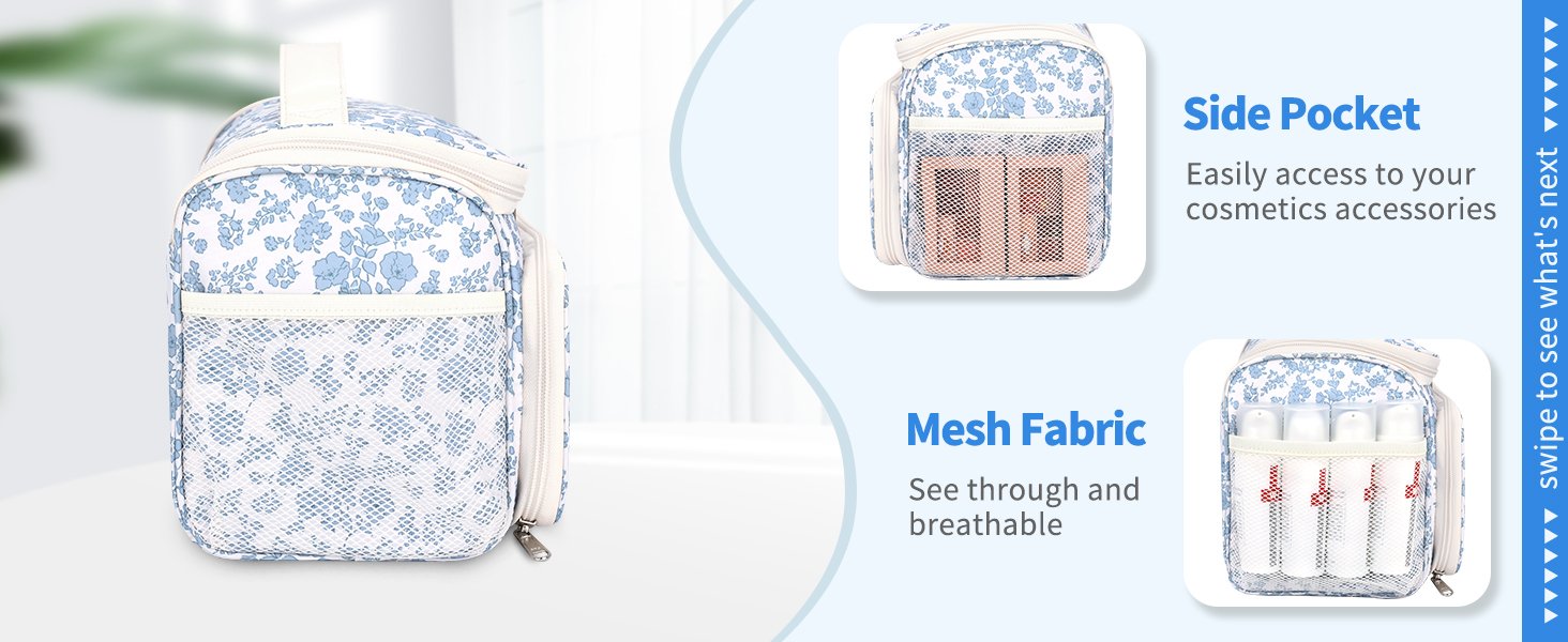 See through and breathable - Easily access to your cosmetics accessories